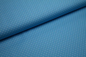 Baumwolle Webware Daisy kleine Punkte auf hellblau