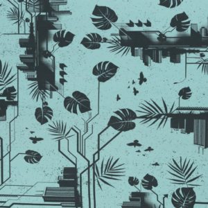 Jersey Swafing Urban Jungle by Thorsten Berger mint