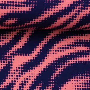 Viskose Swafing Tiger Dots by Thorsten Berger korall blau