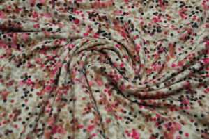 Jersey Viskose Hilco Sparkle Dots Punkte auf weiß