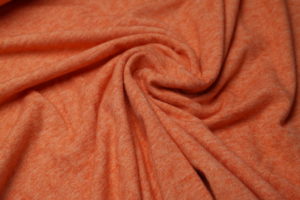 Strick Feinstrick orange meliert