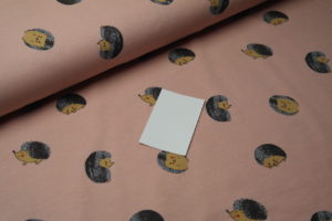 Baumwolljersey Igel rosa