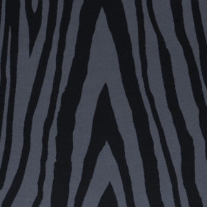 Jersey Jacquard Swafing Woodby Thorsten Berger Zebra schwarz grau