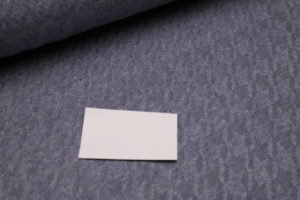 Strick Feinstrick Viskose Hahnentritt blau