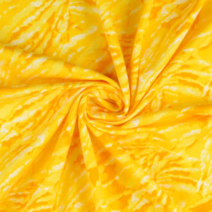 Sommersweat French Terry Batik gelb