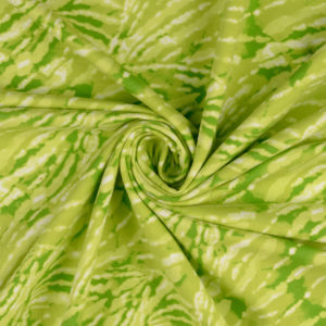 Sommersweat French Terry Batik grün
