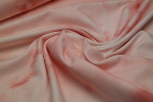 Sommersweat French Terry Hilco Lounge Leaves Batik altrosa