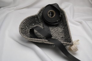 Gurtband Meterware Nylon 30mm grau 002