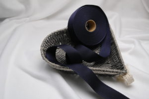 Gurtband Meterware Nylon 40 mm dunkelblau 210