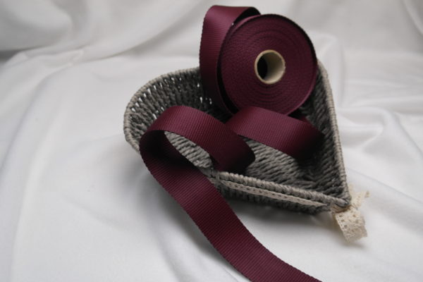 Gurtband Meterware Nylon 40 mm burgund 750