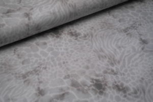Sommersweat French Terry Hilco Lounge Skin Animal Print hellgrau