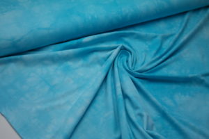 Baumwolljersey Batik türkis