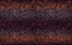 Baumwolljersey Swafing Breeze by Bienvenido Colorido Farbverlauf schwarz lila orange
