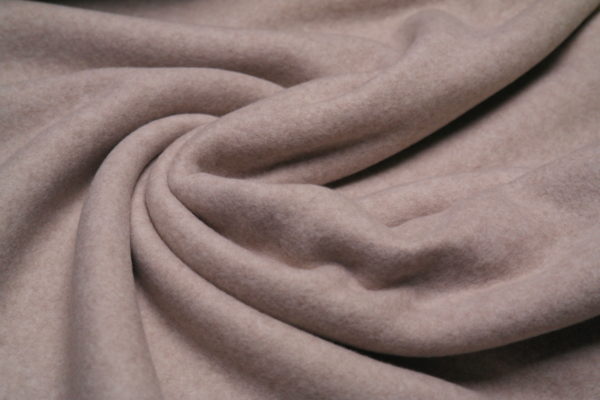 Baumwollfleece Organic Cotton taupe melange