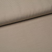 Webware mit Elasthan Baumwollgemisch Streifen beige weiß – Bild 2