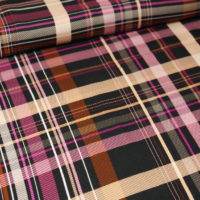 Viskose Twill Webware Hilco Isra kariert – Bild 2