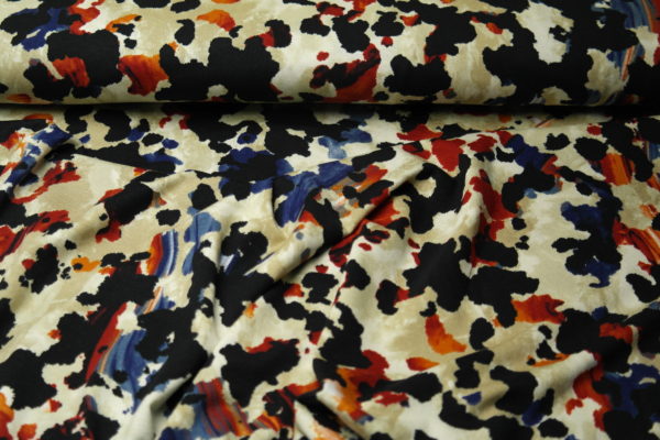 Jersey Viskose Mix Stains Farbflecken