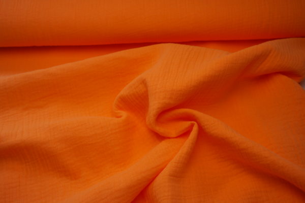 Musselin Swafing Jenke uni orange 421