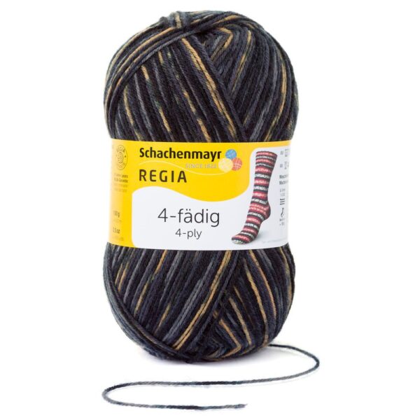 REGIA 4-fädig Color100g schlittschuh color