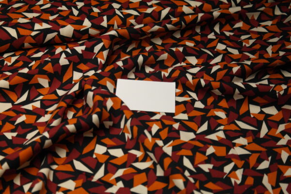Viskose Twill Webware Muster rost