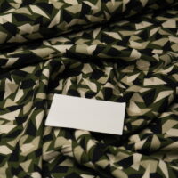 Viskose Webware Twill Muster grün – Bild 2
