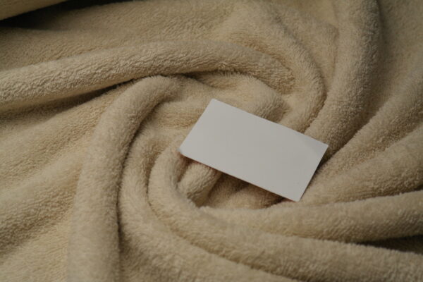 Frottee uni beige