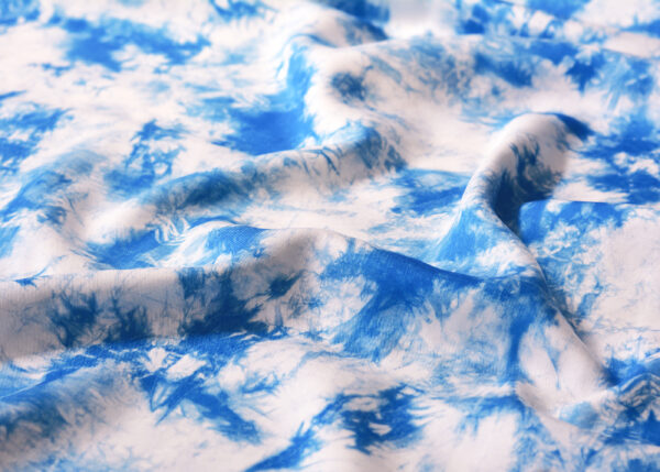 Viskose Webware Swafing Scrunch by lycklig design Batik blau