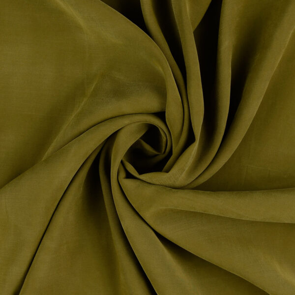 Viskose Webware Sandwashed uni oliv
