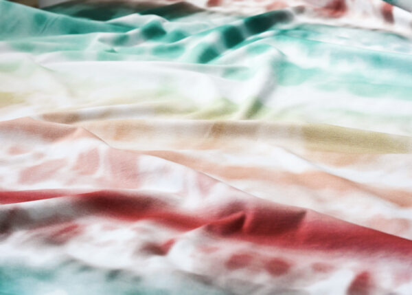 Jersey Baumwolle Swafing Gradient by lycklig design terracotta grün