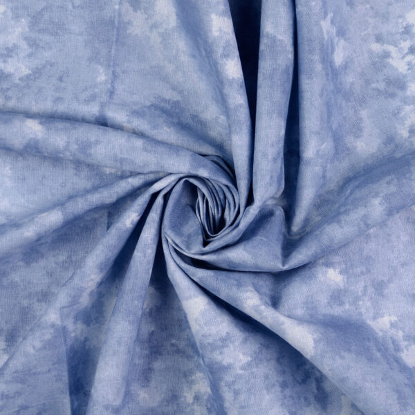 Baumwolle Webware Batik jeansblau