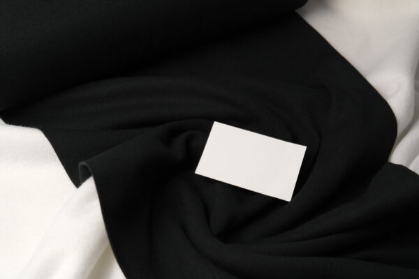 Feinstrickbündchen schwarz 5001