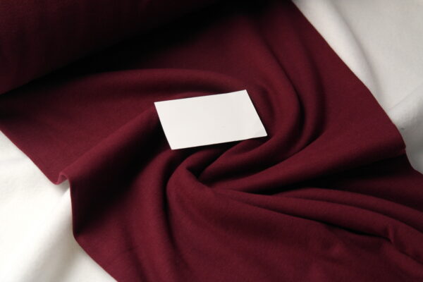 Feinstrickbündchen dunkles bordeaux 509