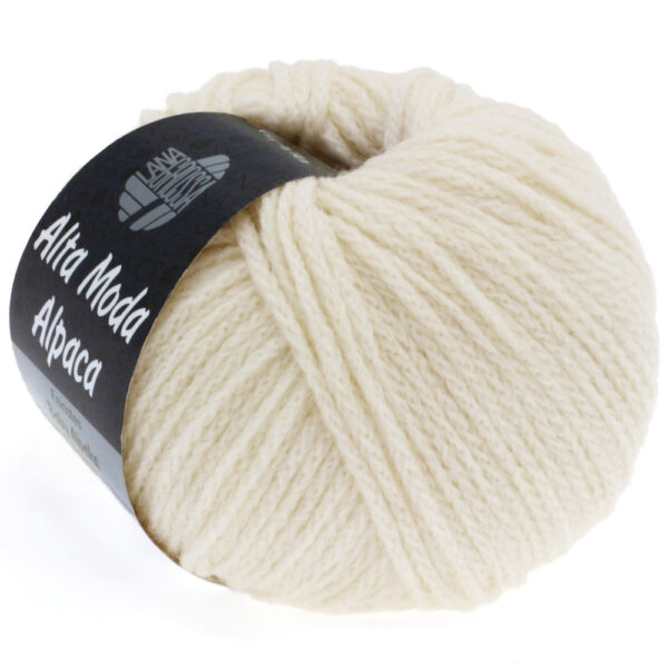 Lana Grossa Alta Moda Alpaca 50 g rohweiß