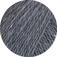 Lana Grossa Land Lust Soft Tweed 180 jeansblau meliert 121 – Bild 2
