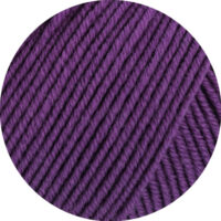 Lana Grossa Cool Wool uni 2109 aubergine – Bild 2