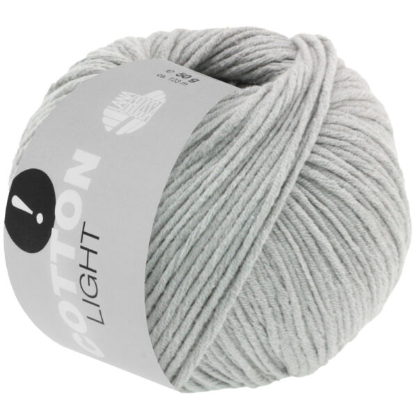 Lana Grossa Cotton light 004 hellgrau