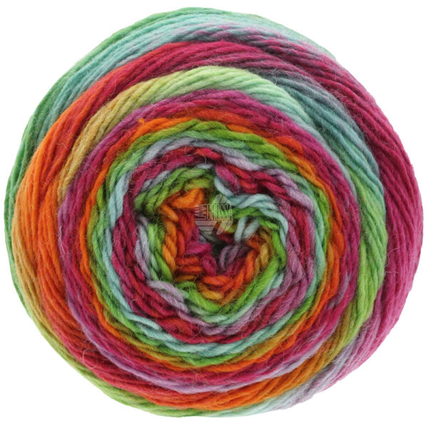 Meilenweit 100 4-fädig Color Mix Multi 100g 8004