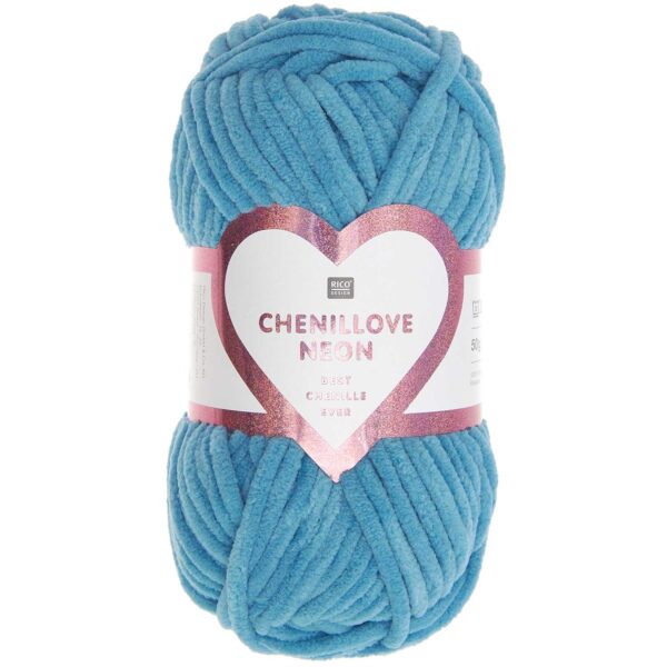 Rico Design Chenillove Neon blau