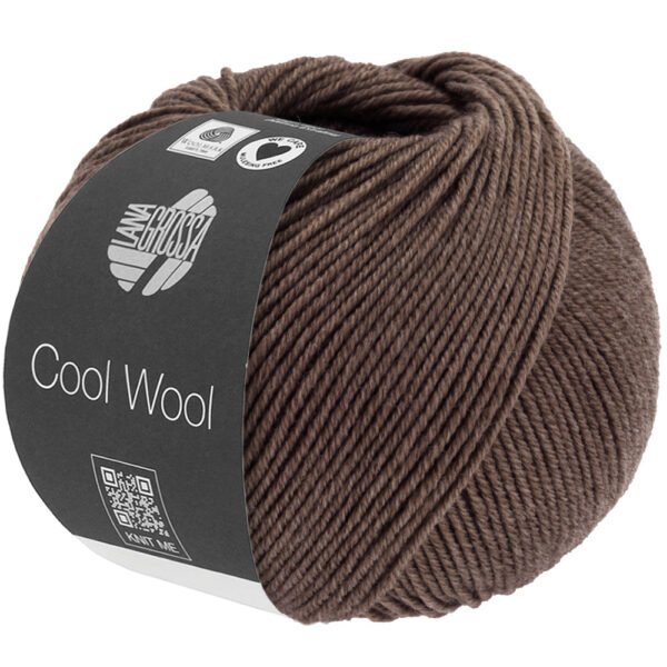 Lana Grossa Cool Wool Mélange (We Care) 1435 Kaffeebraun