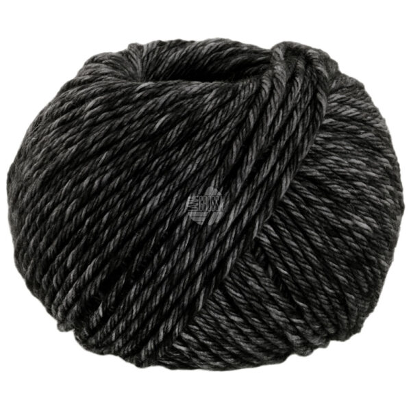 Lana Grossa Vintage Chunky 14 Anthrazit Schwarz