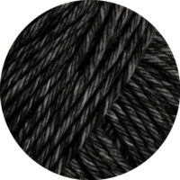 Lana Grossa Vintage Chunky 14 Anthrazit Schwarz – Bild 2