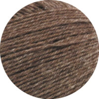 Meilenweit 100 4-fädig uni 100g braun meliert 1334 – Bild 2