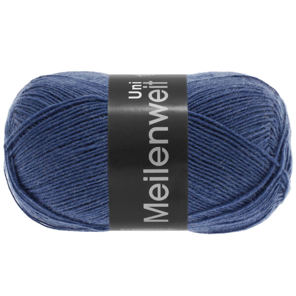 Meilenweit 100 4-fädig uni 100g blau 1342