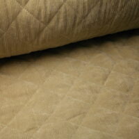 Cord Stepper beige mit Plüschabseite – Bild 2