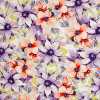 Jersey Baumwolle Swafing Flora Blumen – Bild 2