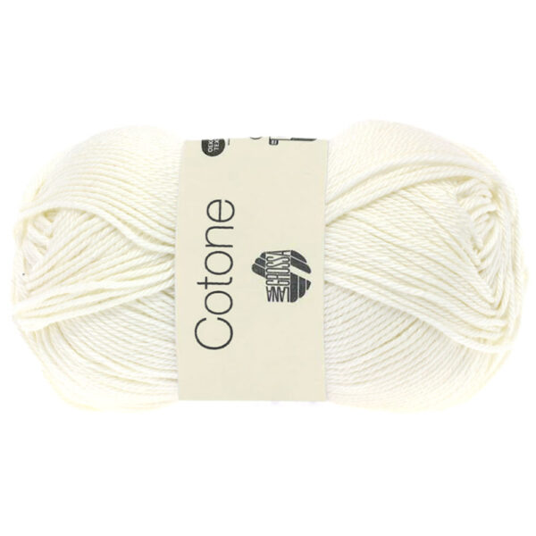 Lana Grossa Cotone rohweiß 028