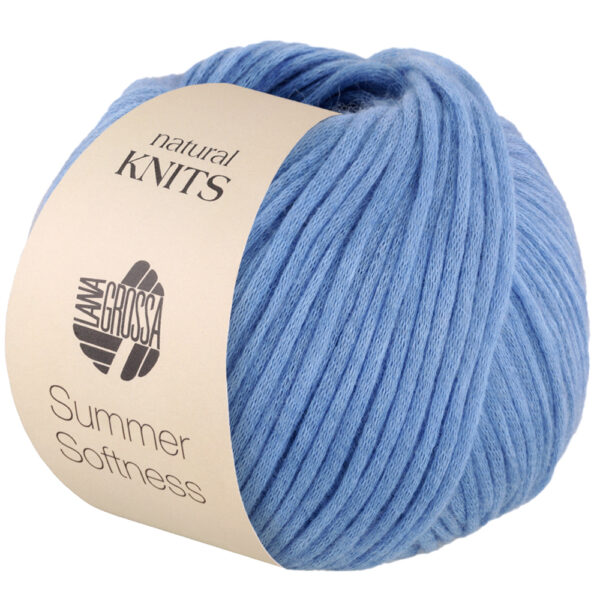Lana Grossa Summer Softness 016 jeansblau
