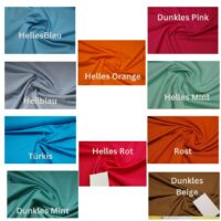 Jersey Baumwolle uni verschiedene Farben – Bild 2