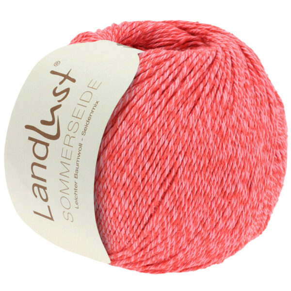 Lana Grossa Landlust Sommerseide 020 Rot/Rosa