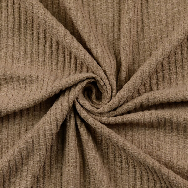 Vintage Strick Ripp Rippstrick beige